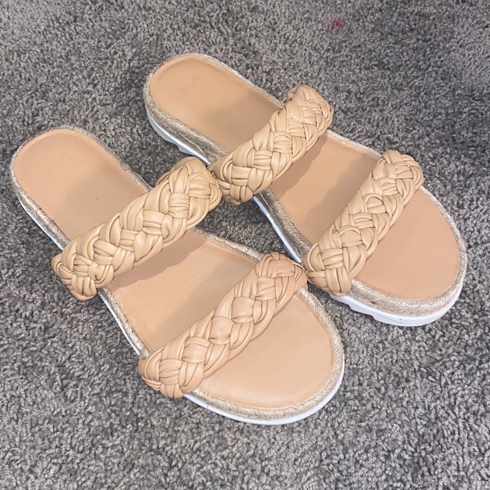 Marc Fisher Nude Sandals